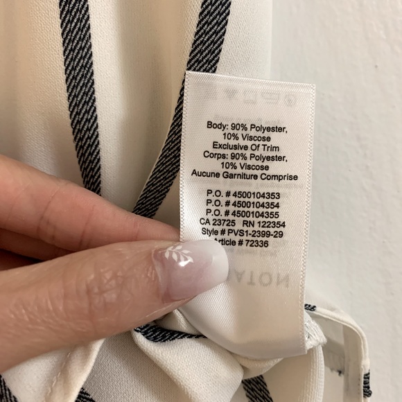 Aritzia Babaton Striped Everly Camisole - Picture 4 of 8